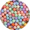 1000 Pieces 6MM Matte Mix Colors Acrylic Round Beads, Frosted Round Acrylic Balls Gumball Beads, Bubblegum Beads Chunky Beads, Plastic Resin Beads for Necklace and Bracelet Making, Crafting Supplies